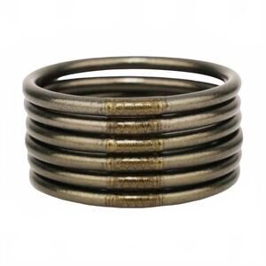 NEW BUDHAGIRL serenity prayer all weather bangles in flint